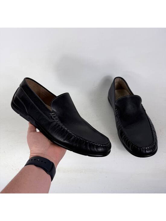 ECCO Classic Moc 2.0 Driving Loafers Men\'s 9 Black Leather Slip-On Casual main image 10